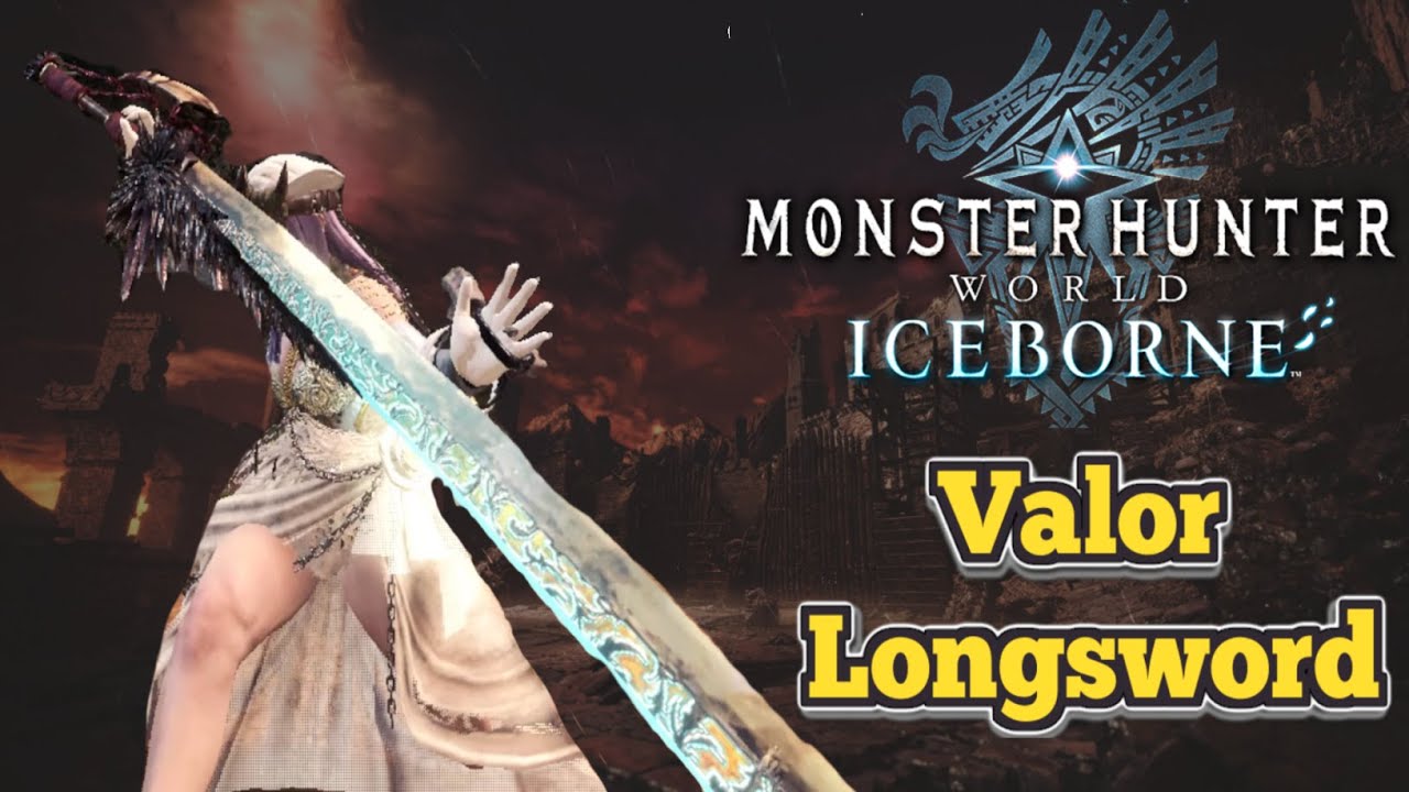 Valor Longsword in MH World Iceborne VS Alatreon