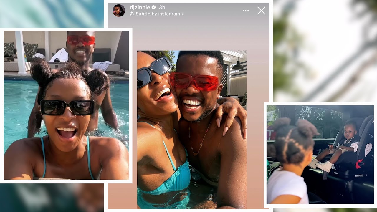DJ Zinhle And Husband Murdah Bongz Cute x Special Quality Time Together ❤️❤️❤️