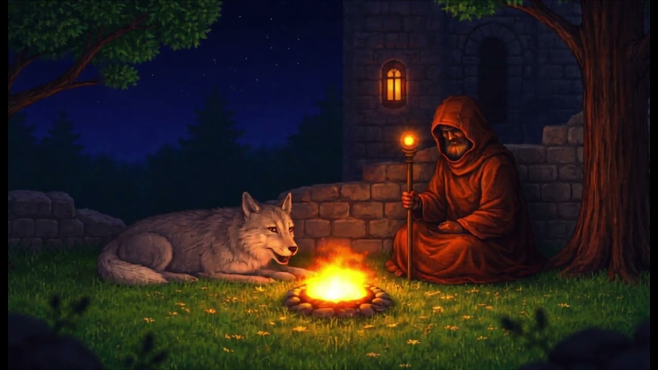 Stay a moment and rest… the wolf stands watch tonight.