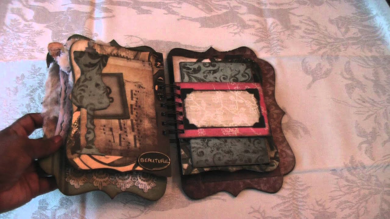 Scrapbooking Vintage Tattered Time Mini Album