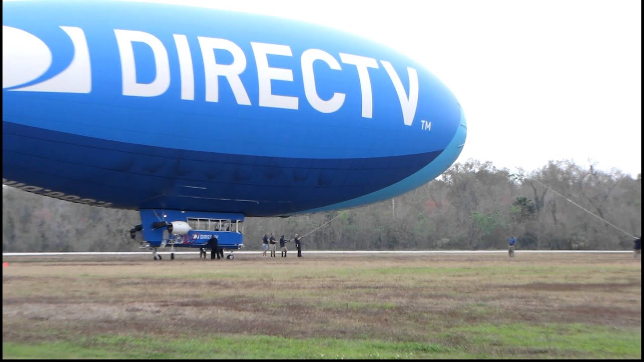 DirectTV Blimp Running Landing!