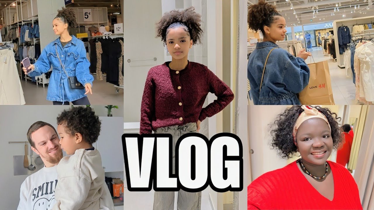 VLOG/SORTIE SHOPPING🛍️ ILYANA VEUT CHANGER DE STYLE VESTIMENTAIRE 😅