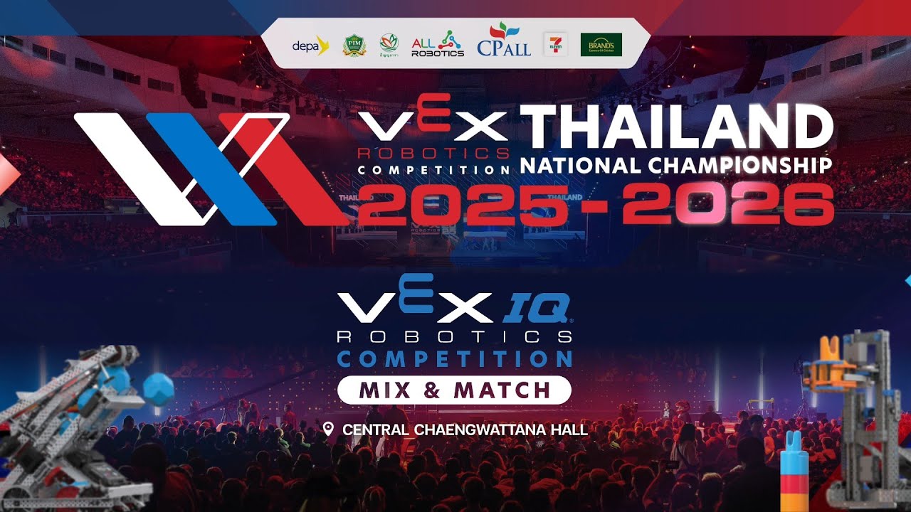 (🔴 Live ES ) 17 Jan 2026 Vex Robotics Competition Thailand National Championship 2025-2026