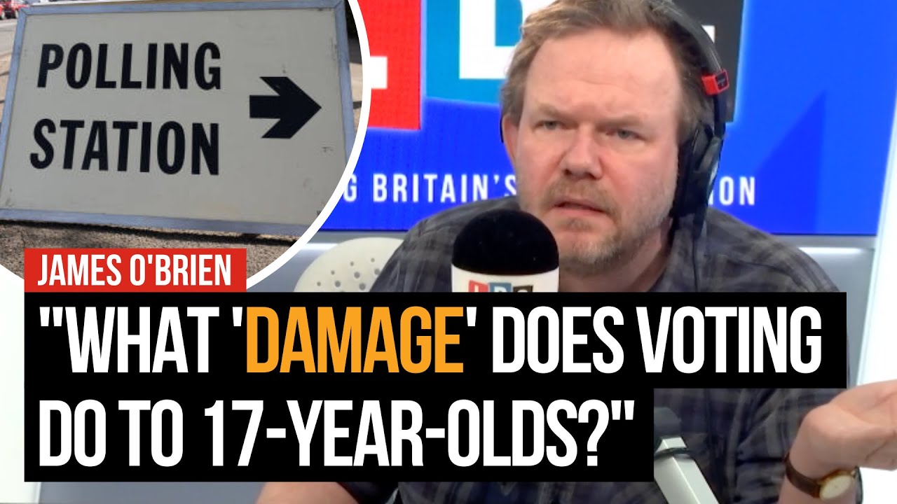 James O'Brien and LBC callers debate votes for 16 year olds
