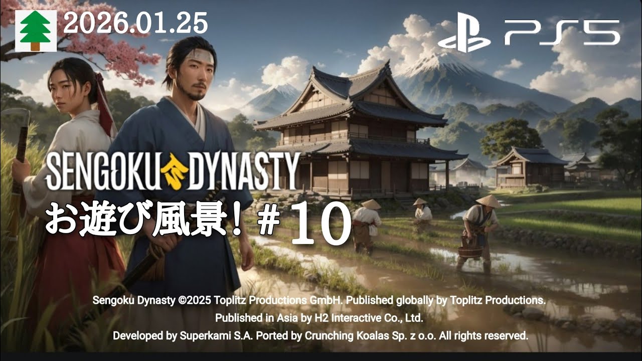 戦国ダイナスティ お遊び風景！2026.01.25（#10）【SENGOKU Dynasty】