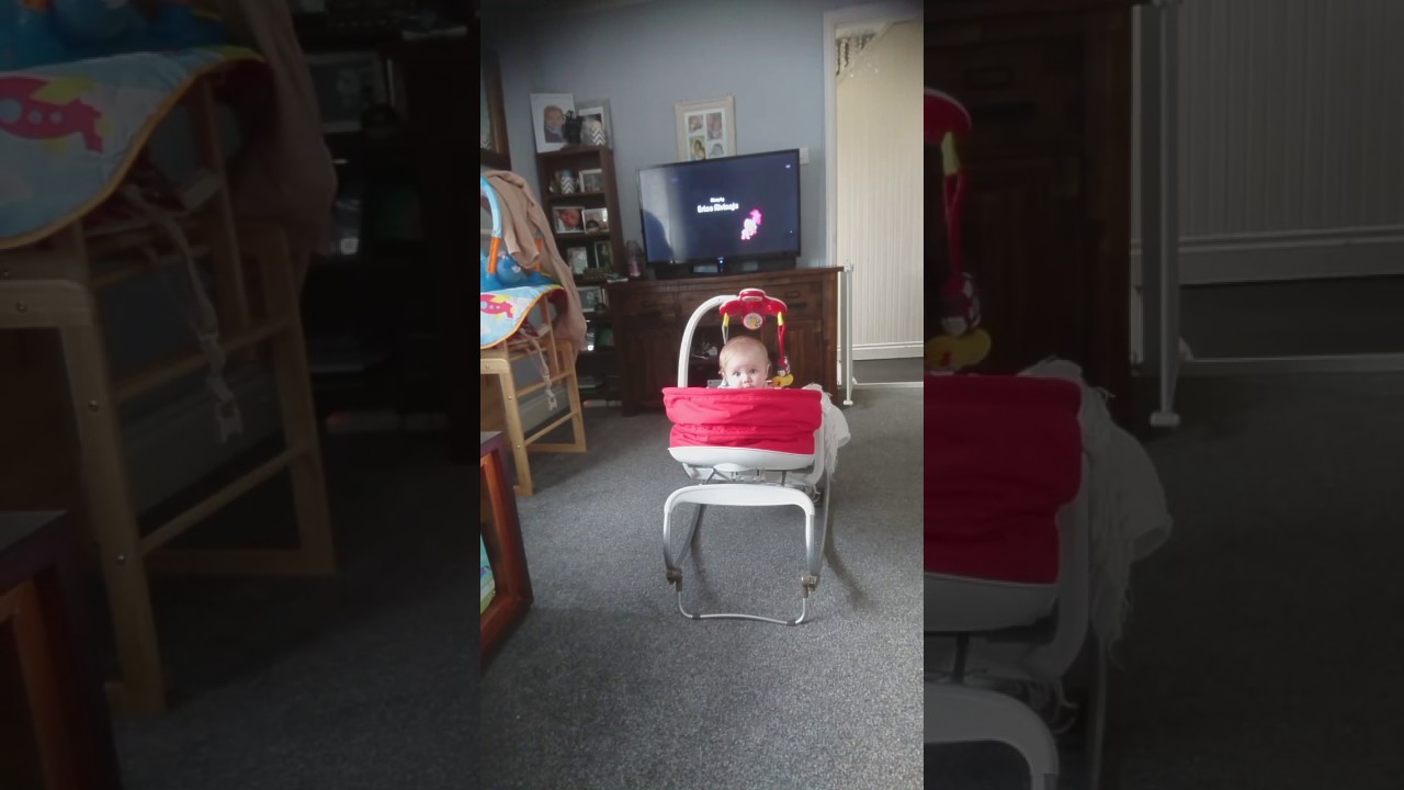 Tiny rocker napper and my 7 month old
