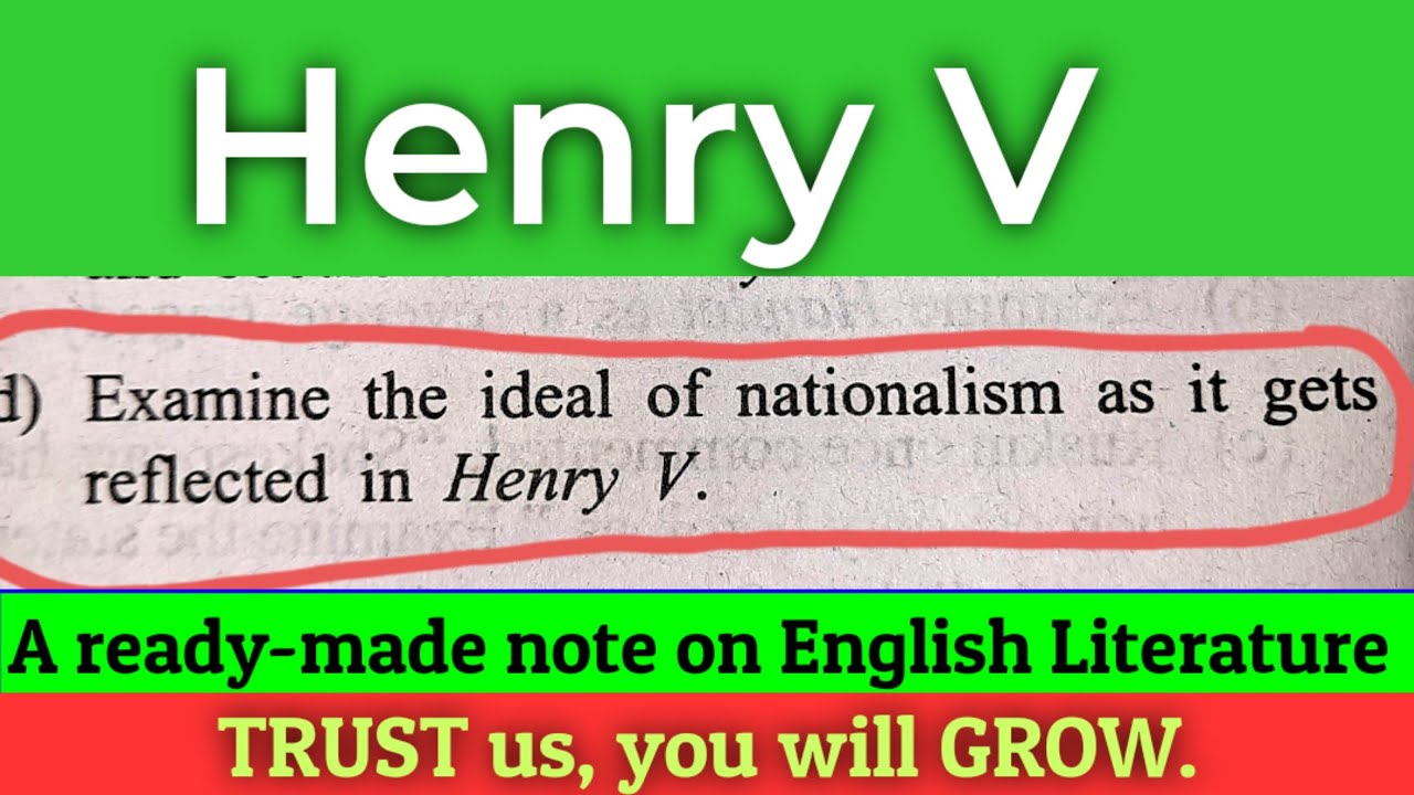 Henry V as a historical play|English drama|War and rebellion||Nationalist elements|Shakespeare
