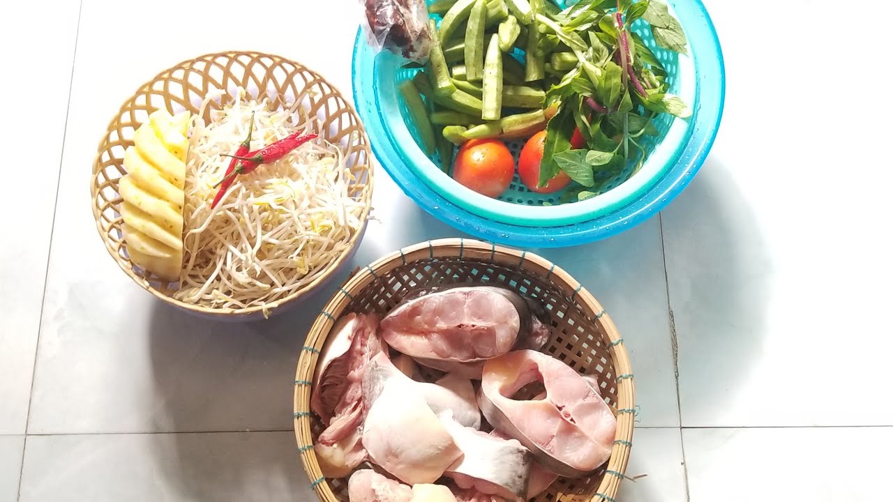 Live 17 vào bếp nấu Canh Chua Cá Hú và Cá Hú kho queo ăn giải ngán