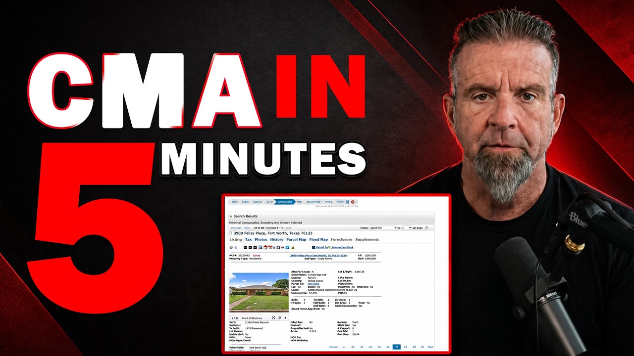 How to Run Comps Like a Pro (Step-by-Step CMA Training for Real Estate Agents)