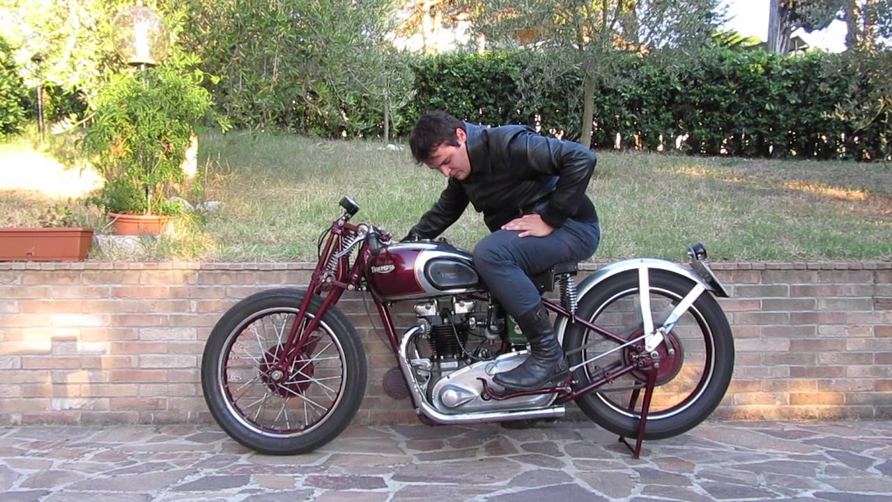 Triumph Speed Twin 1948, good sound