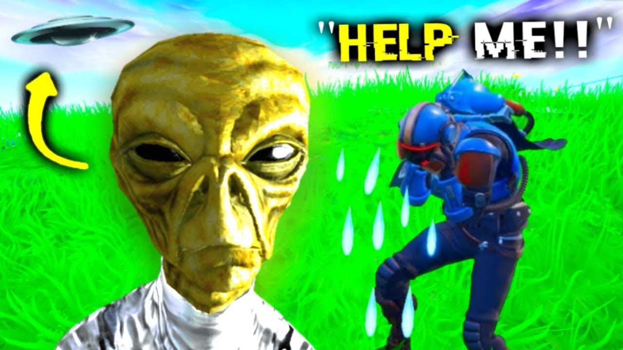 I Pretended To Be An Alien In Fortnite (Area 51)