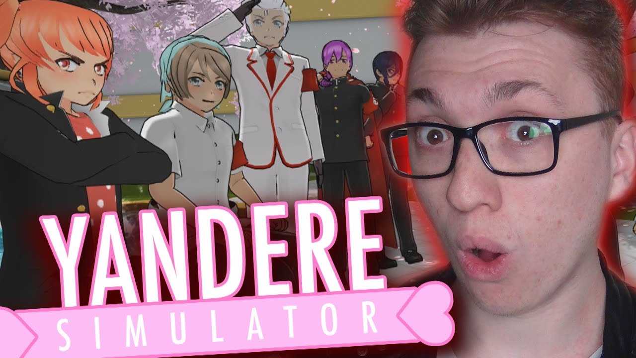 MĘSCY RYWALE I SENPAI JAKO KOBIETA! | YANDERE SIMULATOR