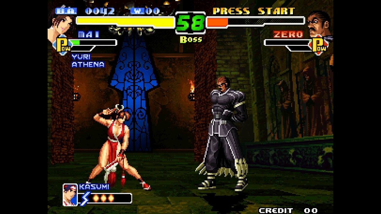 Аркада - The King of Fighters '2000 - Прохождение со всеми концовками