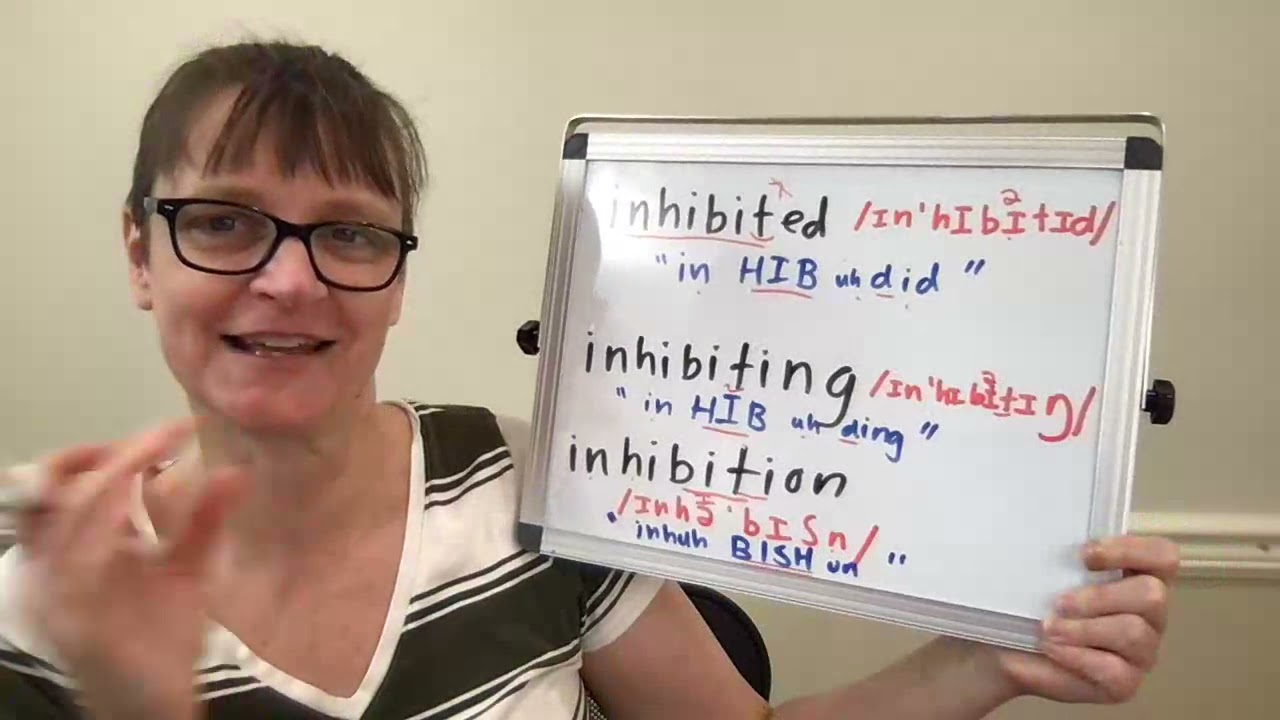 How to Pronounce Inhibit, Inhibited, Inhibiting and Inhibition