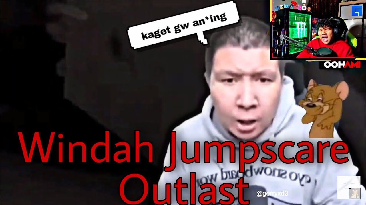 (Part 3)Oohami react Gerry XD:Jumpscare Windah Outlast 1&2  Jumpscare