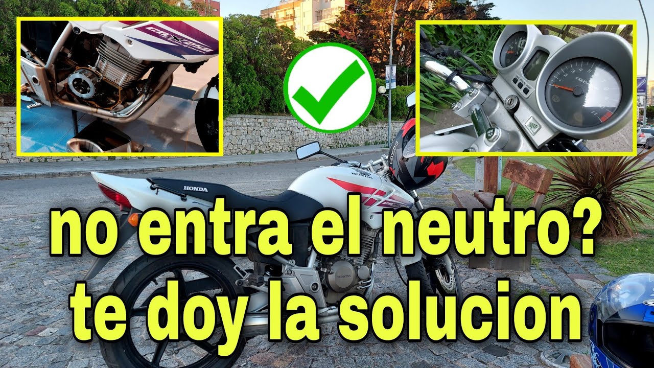 NO ENTRA EL NEUTRO/NEUTRAL EN TU MOTO? TE ENSEÑO COMO SOLUCIONARLO! HONDA TWISTER  CBX250@293CC