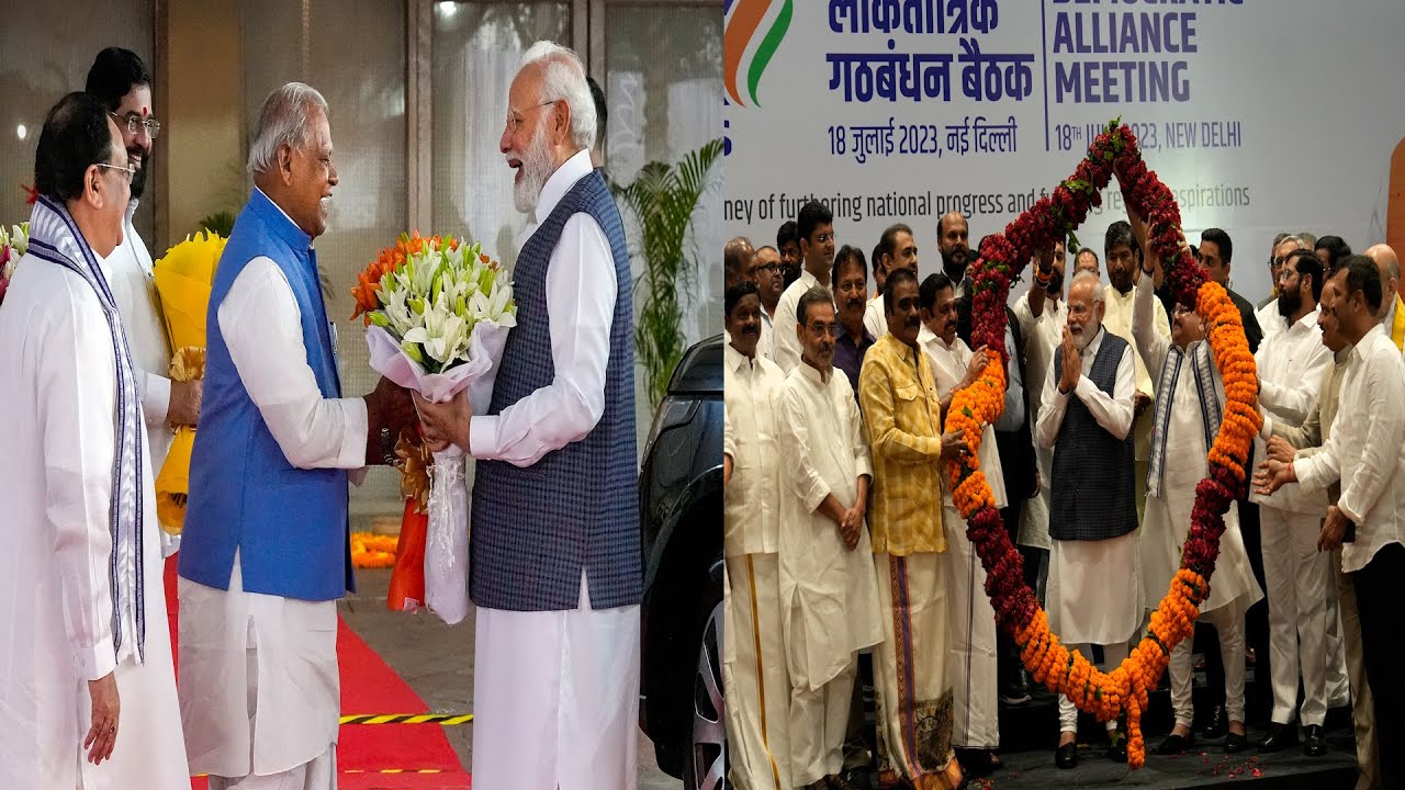 NDA meeting begins in Delhi; Ajit Pawar, Chirag Paswan, Kushwaha, Manjhi among attendees