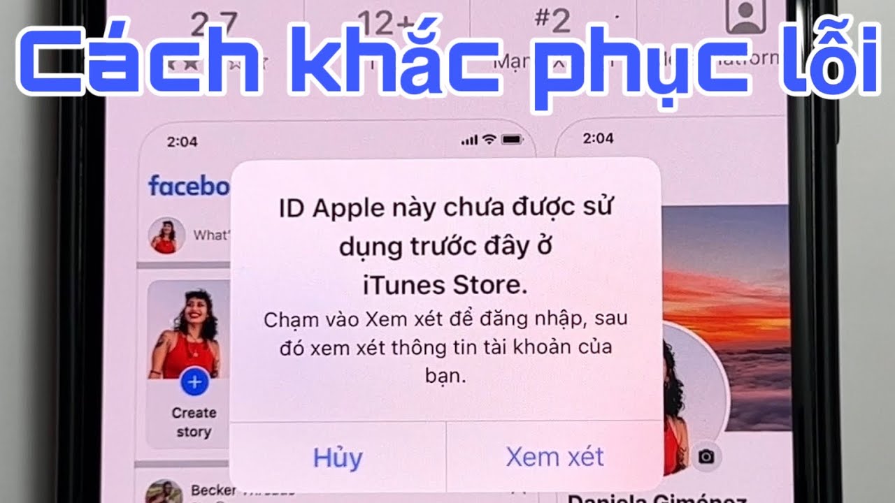 C&aacute;ch khắc phục lỗi ID Apple n&agrave;y chưa được sử dụng trước đ&acirc;y ở iTunes Store