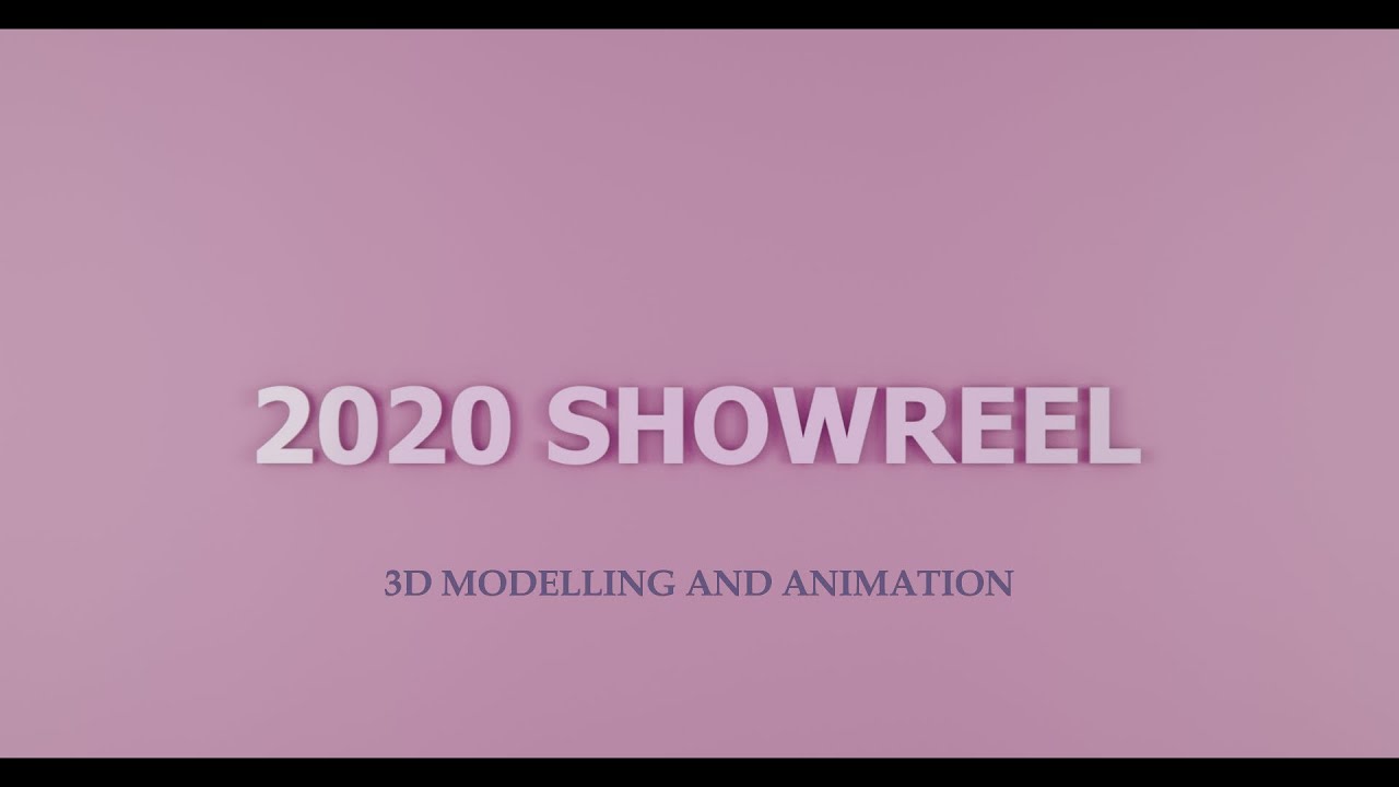 Blender 2020 showreel of personal projects