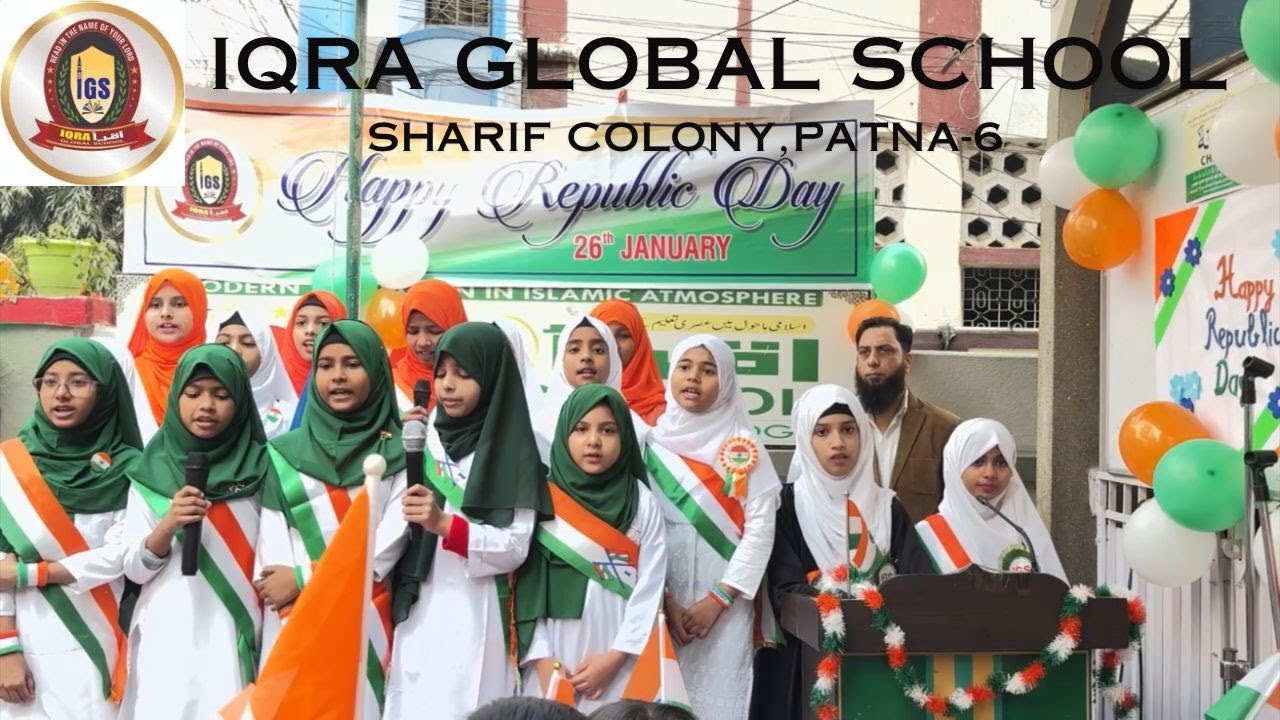 Aaj Tiranga Lehrata Hai Patriotic Song By Students Of Grade 2,3 & 4  || IQRA GLOBAL SCHOOL|| PATNA