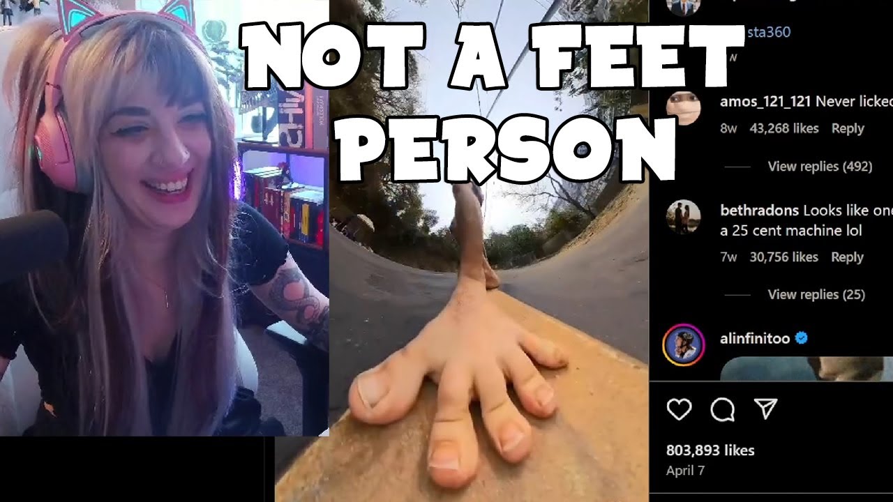 Gee is not a feet person