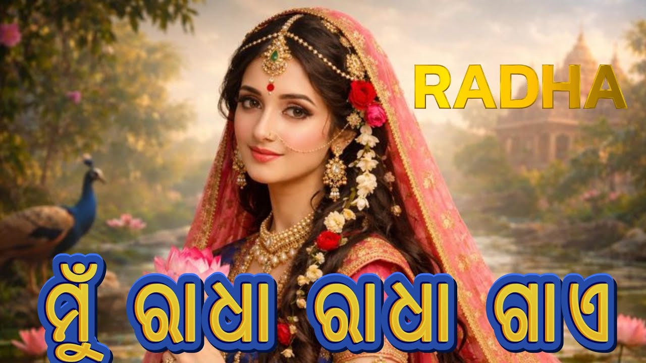 ଯଦି ମୁଁ ରାଧା ରାଧା ଗାଏ | Odia  Krishna Bhajan | Radha Krishna Love