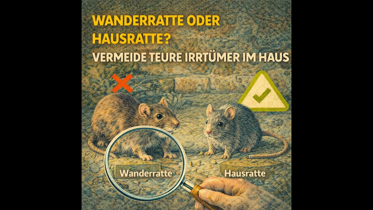 Wanderratte vs. Hausratte: Der 5.000-Euro-Irrtum in deinem Haus! 😱