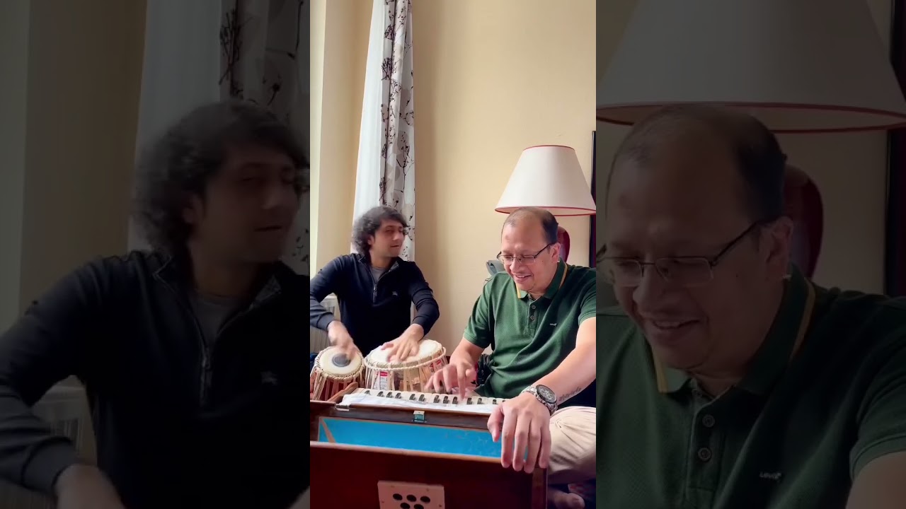 OJAS JI AND ADITYA OKE JI ON TABLA AND HARMONIUM #tablaplayer #tabla #zakir #ojas #harmonium #song