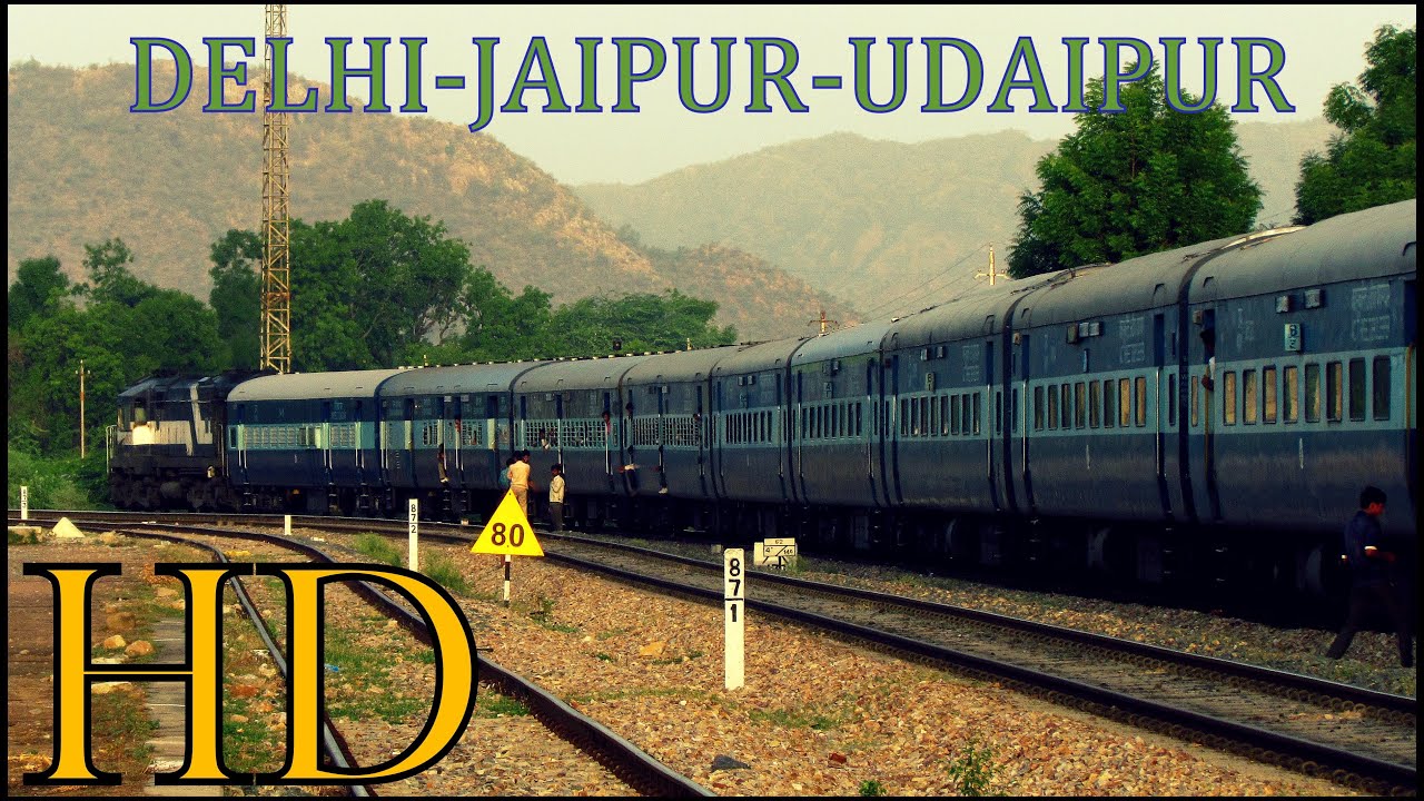 INDIAN RAILWAYS | COMPLETE DIESEL JOURNEY THROUGH THE HEART OF RAJASTHAN | DELHI-UDAIPUR via JAIPUR