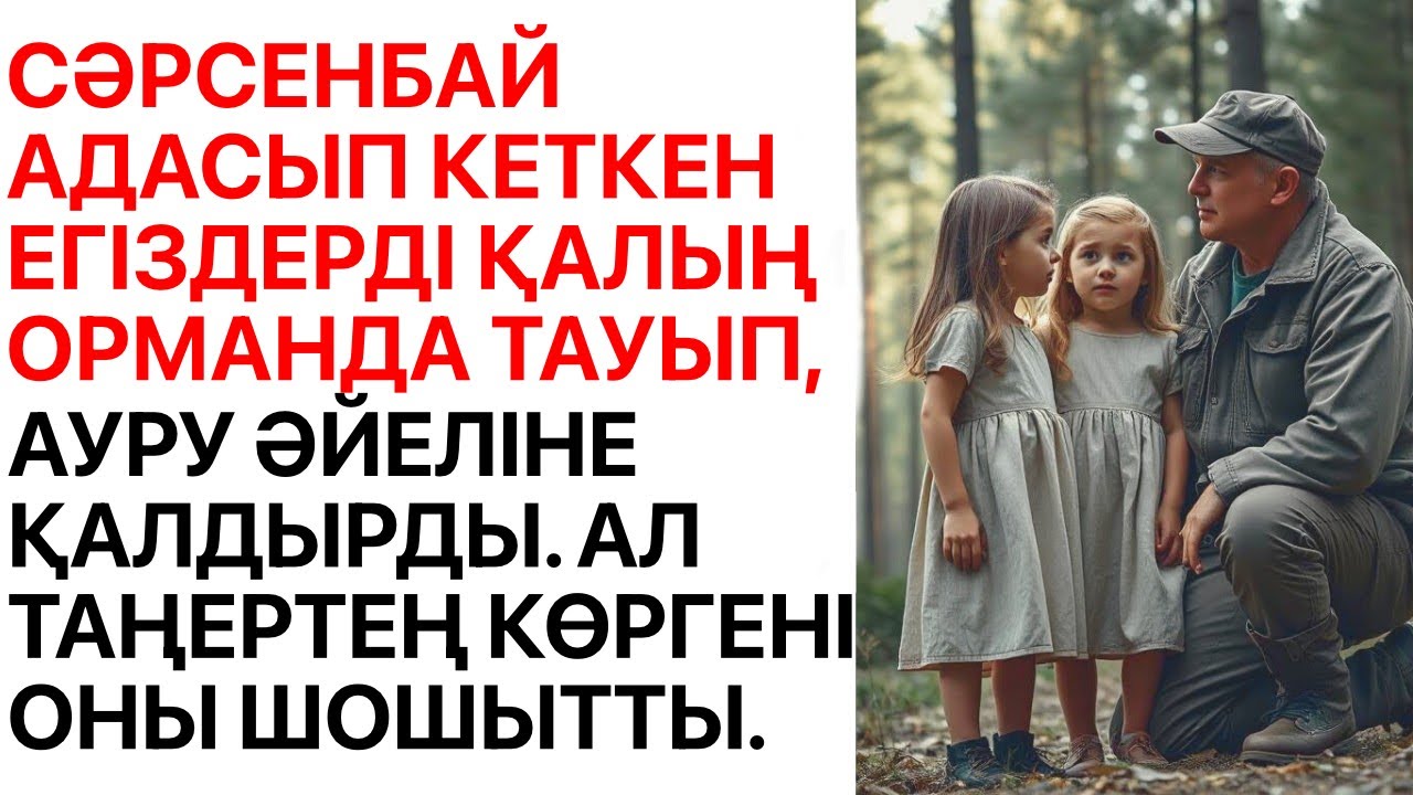 СӘРСЕНБАЙ АДАСЫП КЕТКЕН ЕГІЗДЕРДІ ҚАЛЫҢ ОРМАНДА ТАУЫП, АУРУ ӘЙЕЛІНЕ ҚАЛДЫРДЫ. АЛ ТАҢЕРТЕҢ КӨРГЕНДЕ..