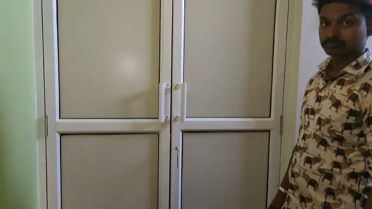 Aluminium double door