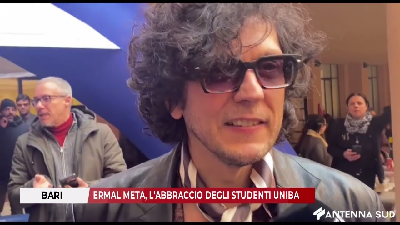 4 MARZO 2026 - BARI: ERMAL META, L’ABBRACCIO DEGLI STUDENTI UNIBA