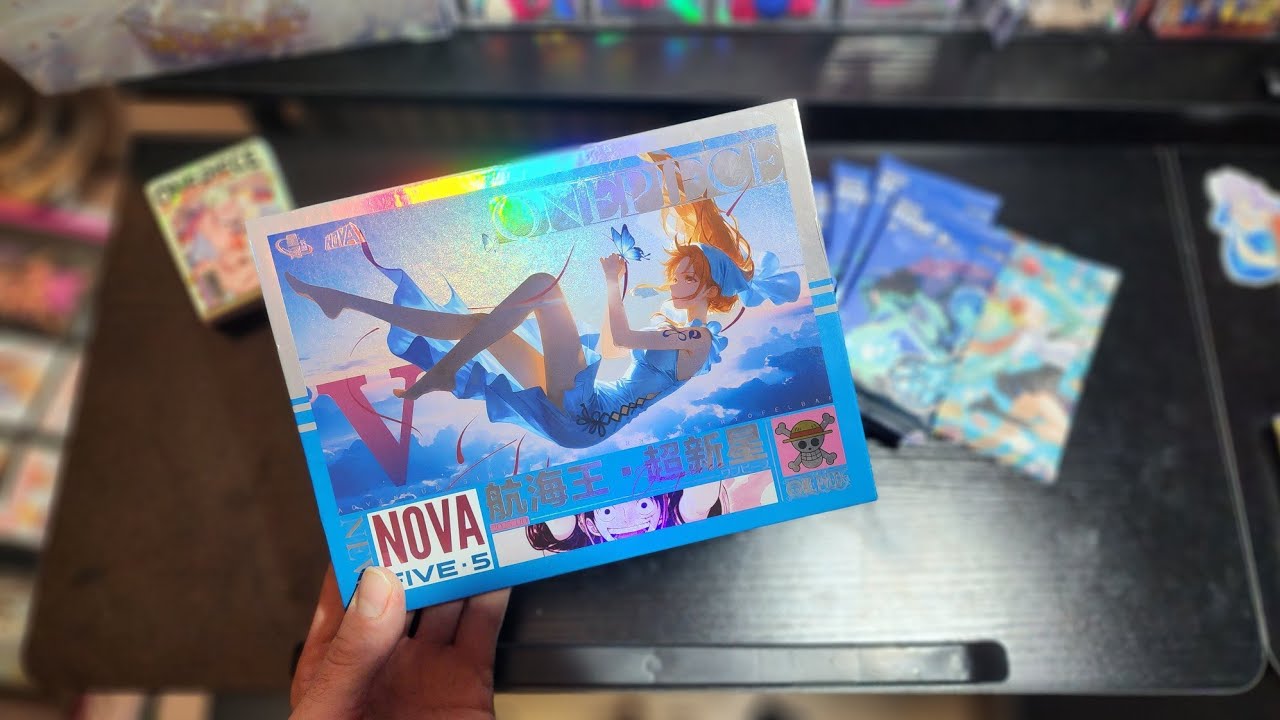 Unboxing One Piece Nova 5 Waifu Card Booster Box #waifucards 