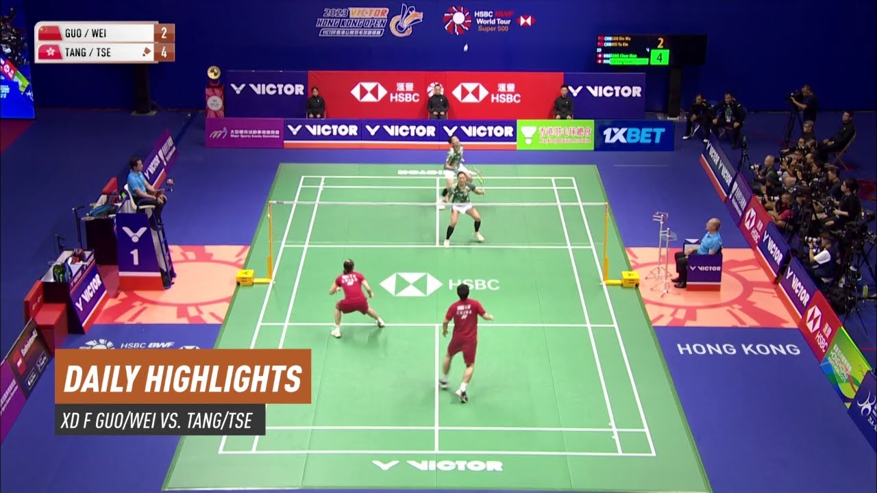 Guo XinWa⧸Wei YaXin vs Tang ChunMan⧸Tse YingSuet - FINAL Victor Hongkong Open 2023