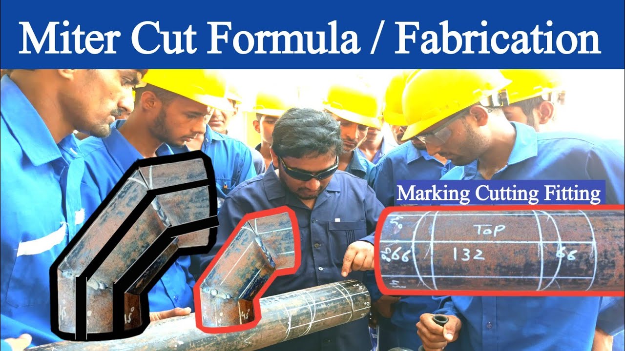 Elbow Miter Cut Formula | Miter Cut Fabrication | 2 Cut Miter Elbow Formula #mitercut