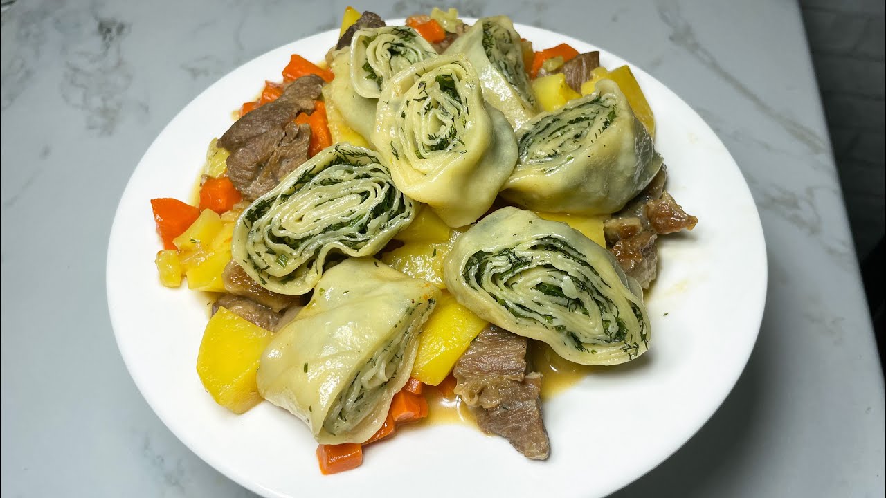 Штрудель, Штрудли с мясом .Самый вкусный рецепт.Казакша рецепт