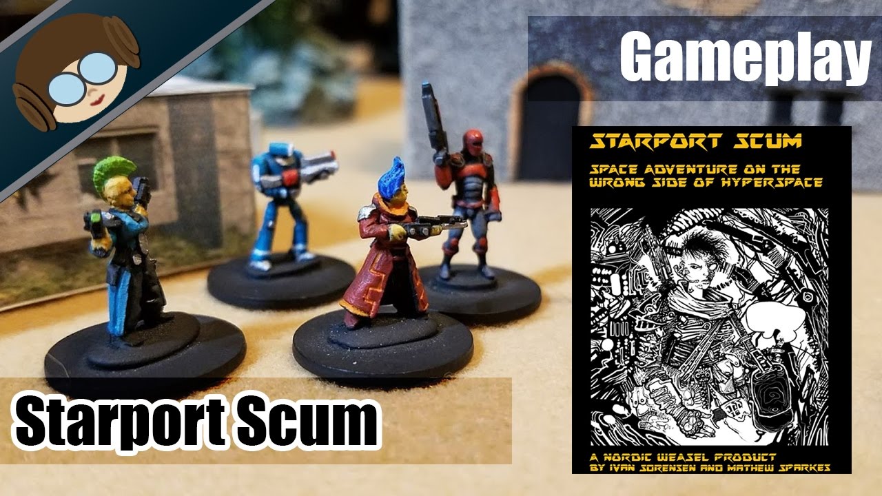Bloo has Blue Hair - A Starport Scum Playthrough - Miniature RPG Gaming