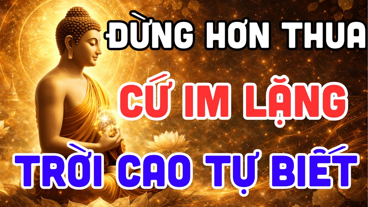 Phật Dạy: Đừng Hơn Thua Với Đời – Im Lặng, Trời Cao Tự Biết| Tu Phật Tại Gia