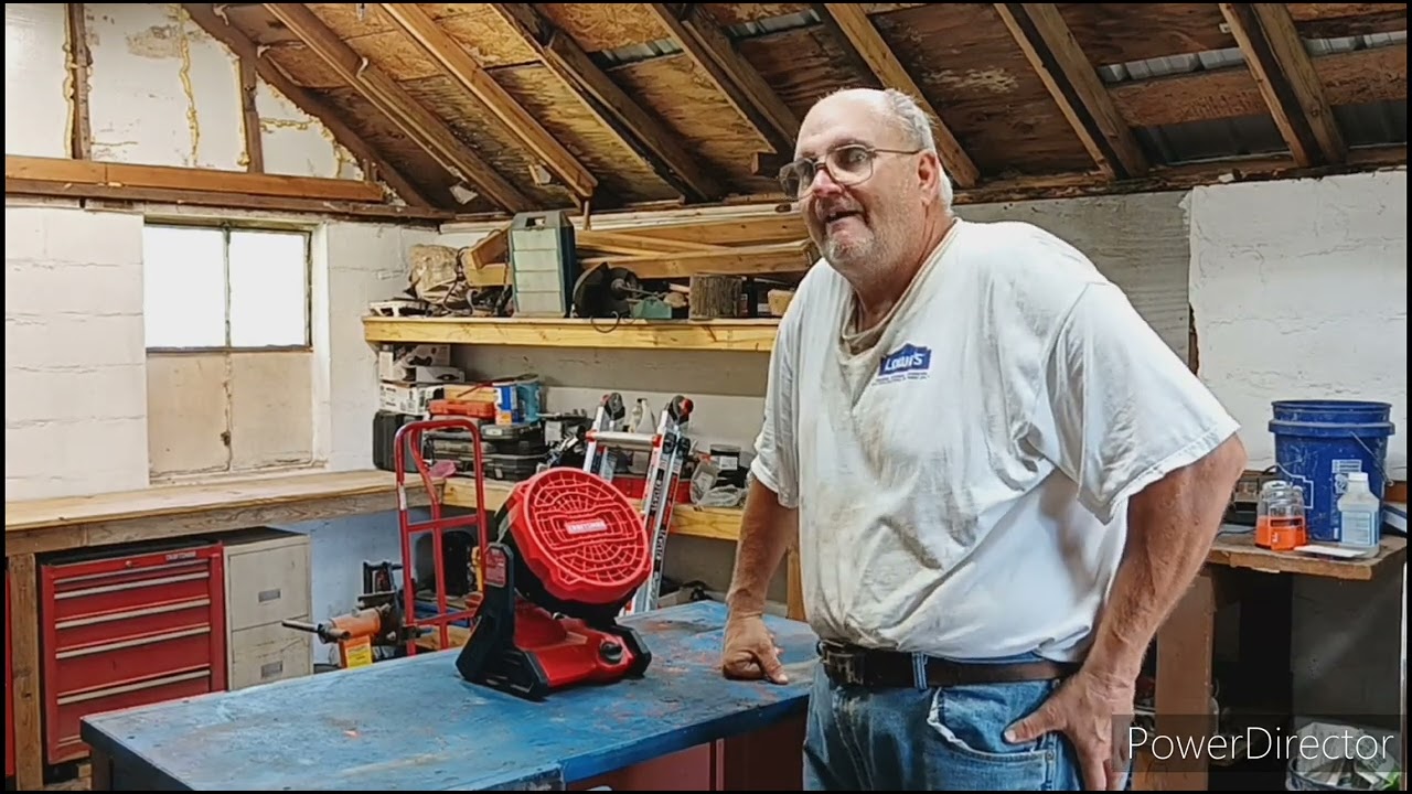 New Craftsman 20v/120 fan review