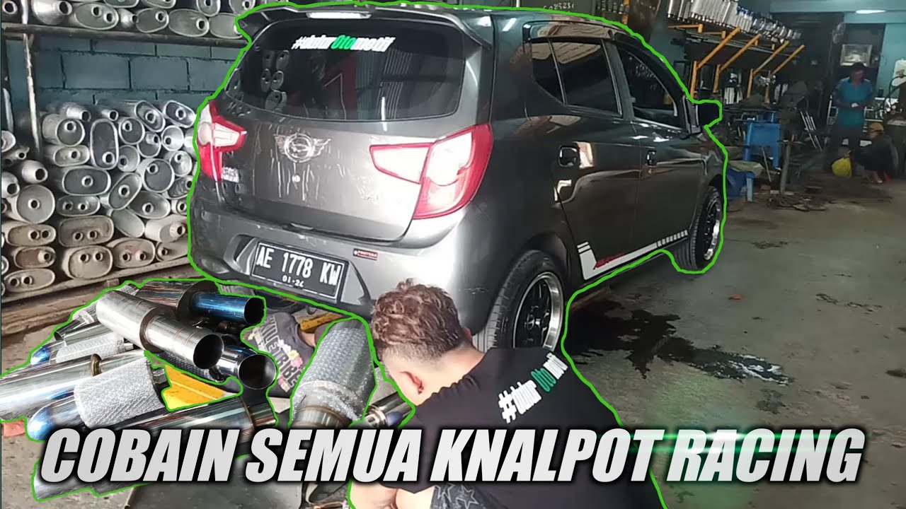 Ganti Knalpot Racing Ayla biar lebih kece - berisik tapi asik