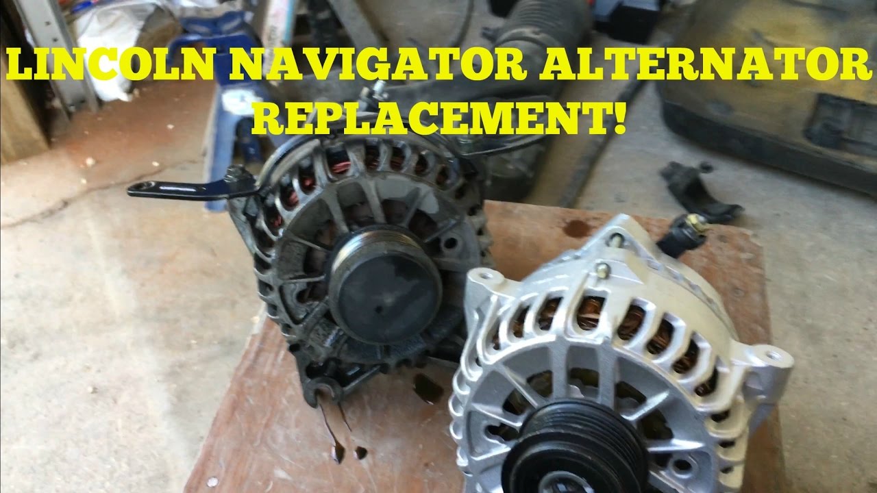 How To Install Replace Alternator Lincoln Navigator F-150 Expedition