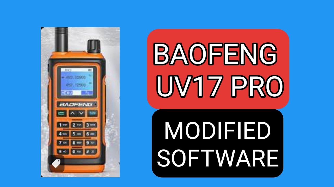 Baofeng UV-17 PRO GPS-модифицированное программное обеспечение -CPS, добавлена ​​поддержка Airban...