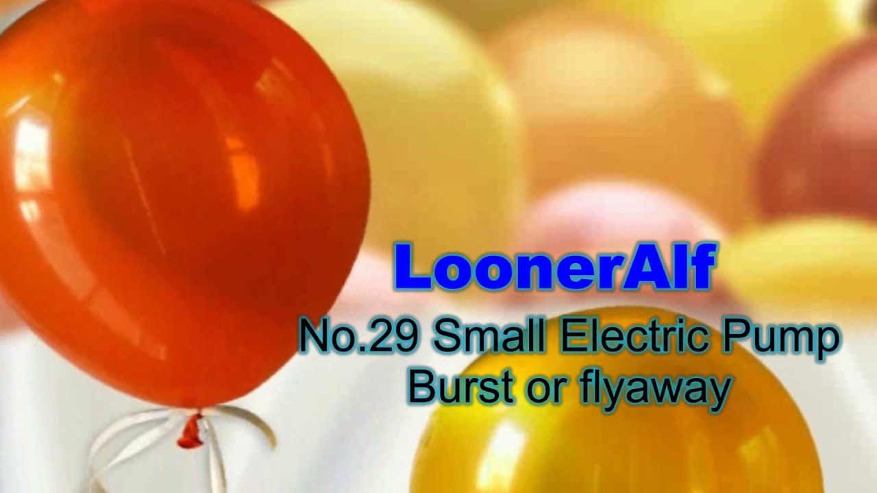 No.29 - Small Electric Pump - Burst or flyaway
