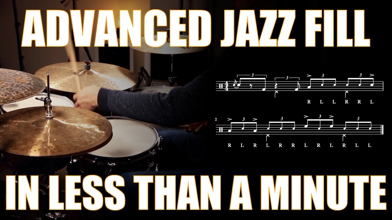 Jazz Fill in less than a Minute  - Daily Drum Lesson
