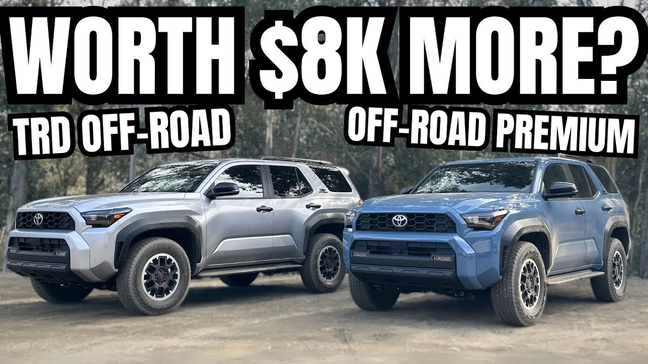 Is The 2025 4Runner TRD Off-Road Better Than The OR Premium?