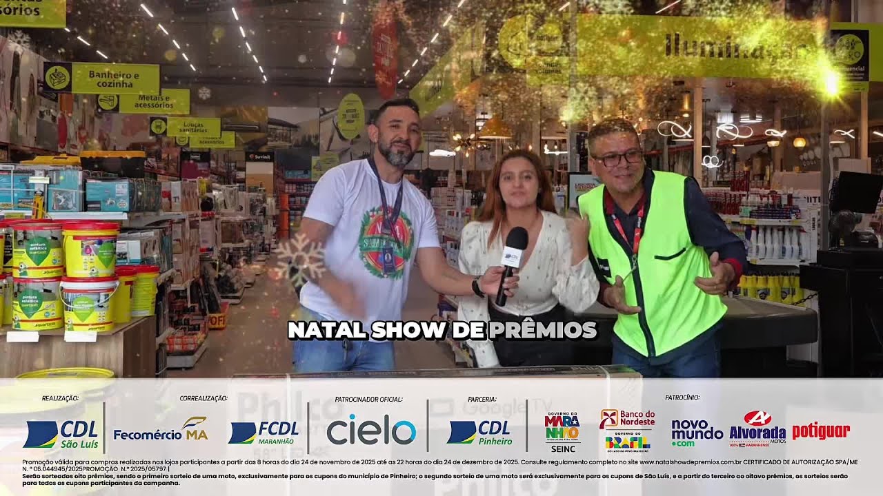 ENTREGA DA 2º SMARTV 55'' | 8° NATAL SHOW DE PRÊMIOS