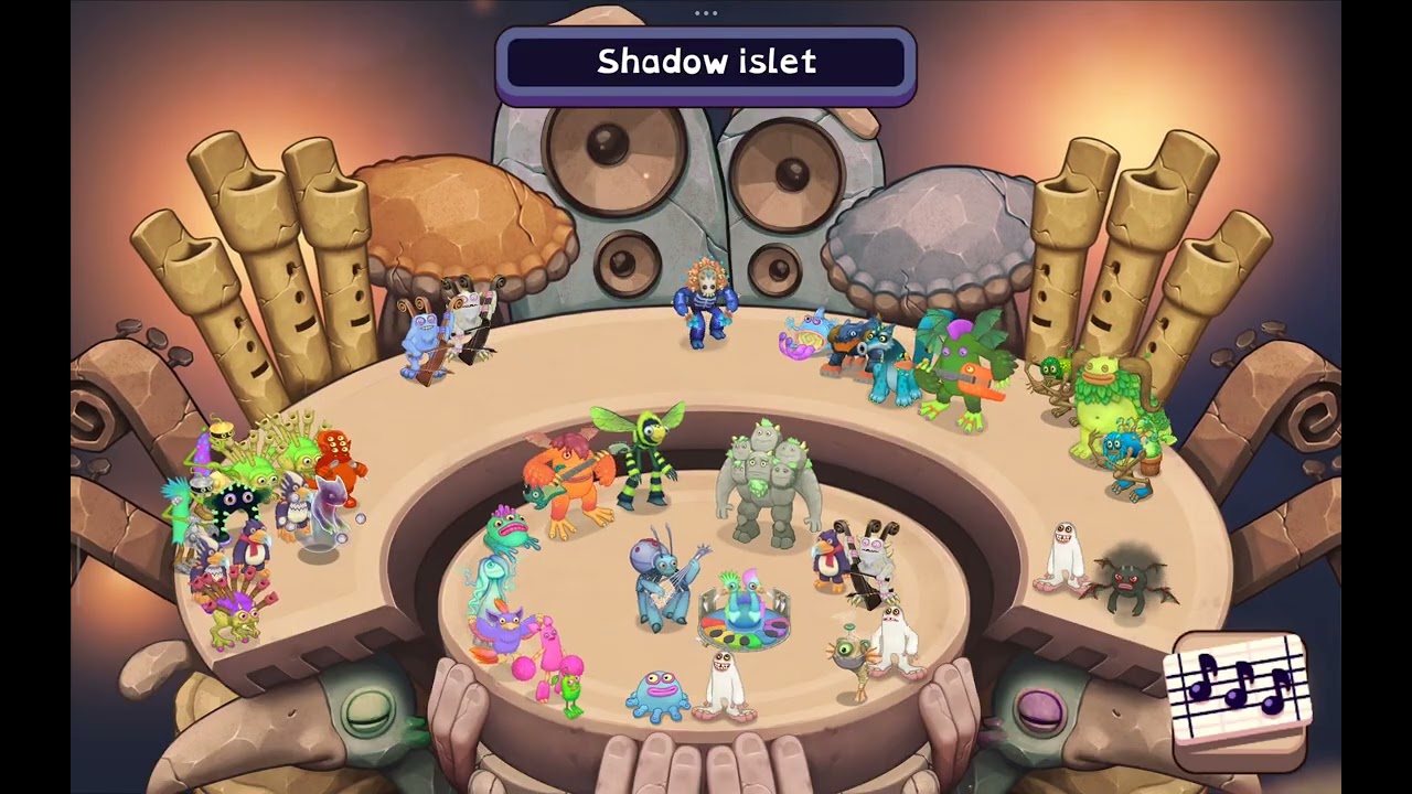 Shadow islet in composer