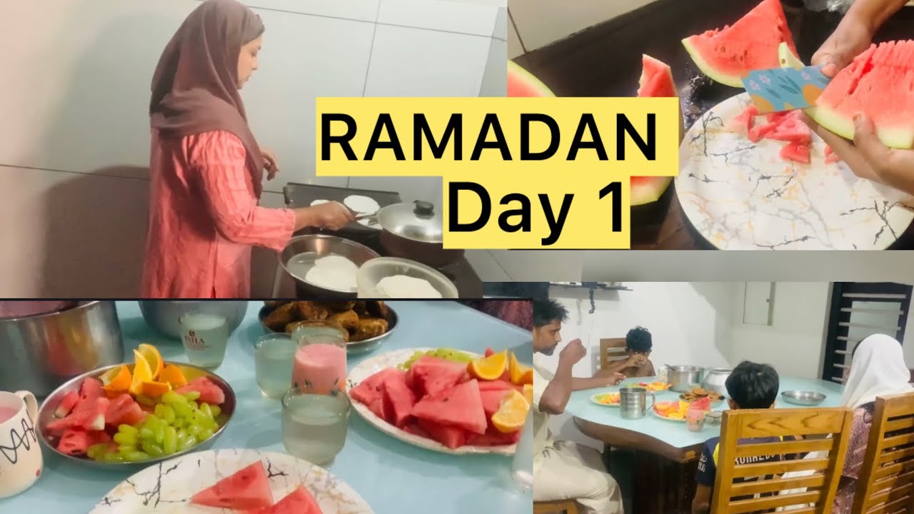 Ramadan Day 1☺️Alhamdulillah 🤲#ramadanspecial #dayinmylife #cooking #viral #food #youtube #vlog 