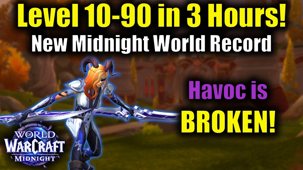 Level 10-90 Speedrun In 3 Hours 16 Minutes
