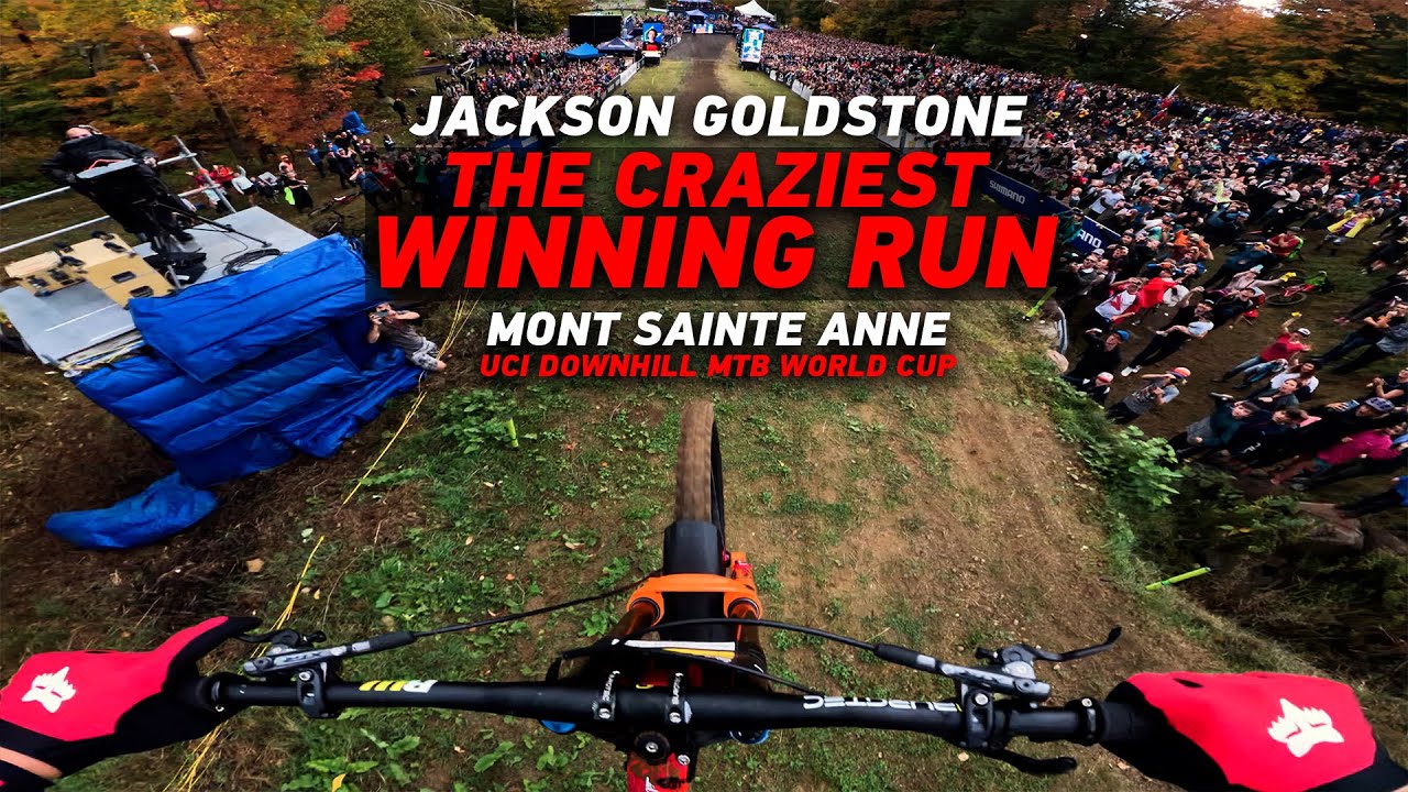GoPro:  The CRAZIEST WINNING RUN with Jackson Goldstone in Mont Sainte Anne | 2023 UCI MTB World Cup